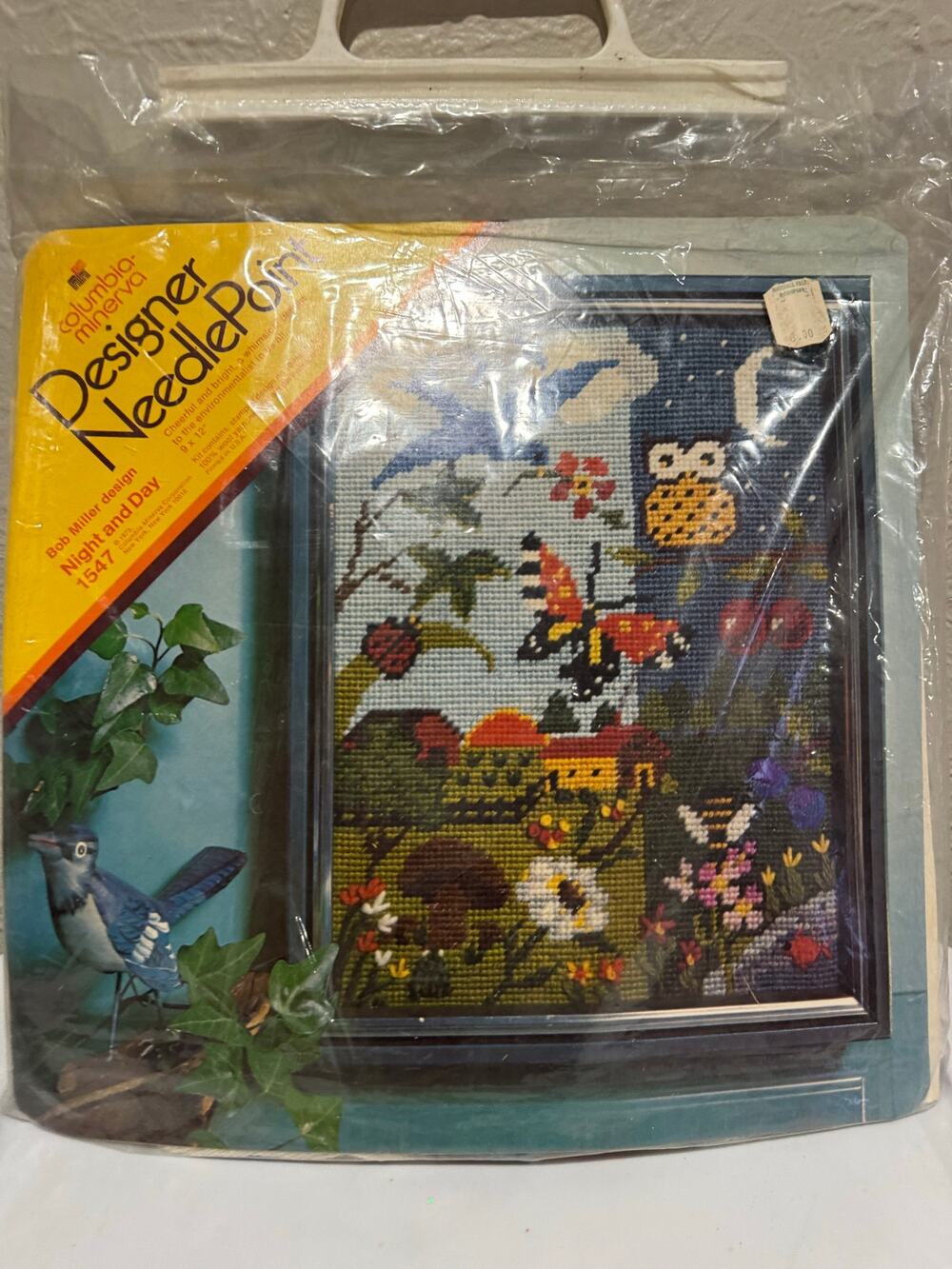 Columbia Minerva Night and Day Needlepoint Kit #1547